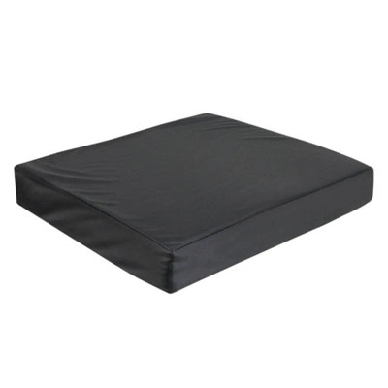 Image of Loops Memory Foam Wheelchair Cushion -16 x 16 x 3" - Easy to Clean Vinyl Cover Multi