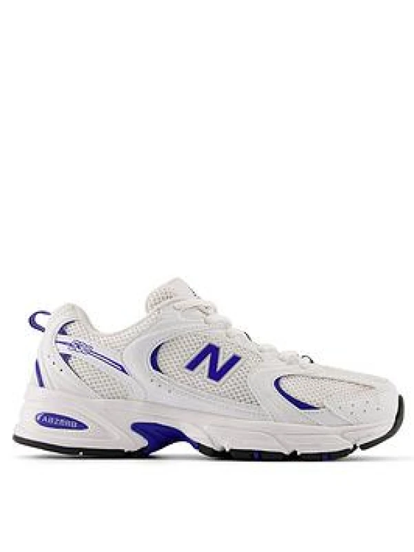 Image of New Balance 530 Trainers in White & Blue White/Blue UK 5