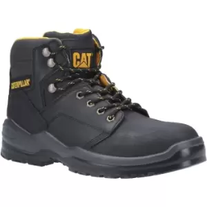 Image of Caterpillar Mens Striver Lace Up Injected Leather Safety Boot (13 UK) (Black)