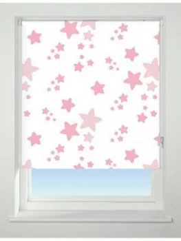 Image of Twinkle Twinkle Blackout Roller Blind - Pink