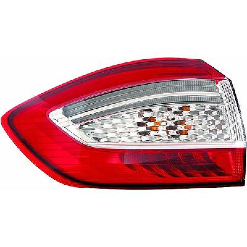 Image of DIEDERICHS 1428791 Rear light Outer section, without bulb holder, Left, PY21W Combination Rearlight (391)
