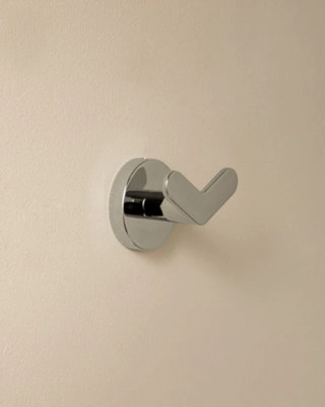 Image of Cosmic Towel 'Hook' made of Durable Metal with Light Grey Finish Grey