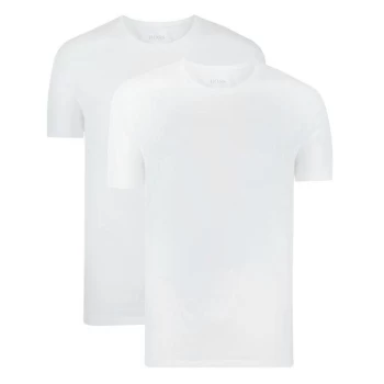 Image of BOSS Two Pack Crew Neck T Shirts - White
