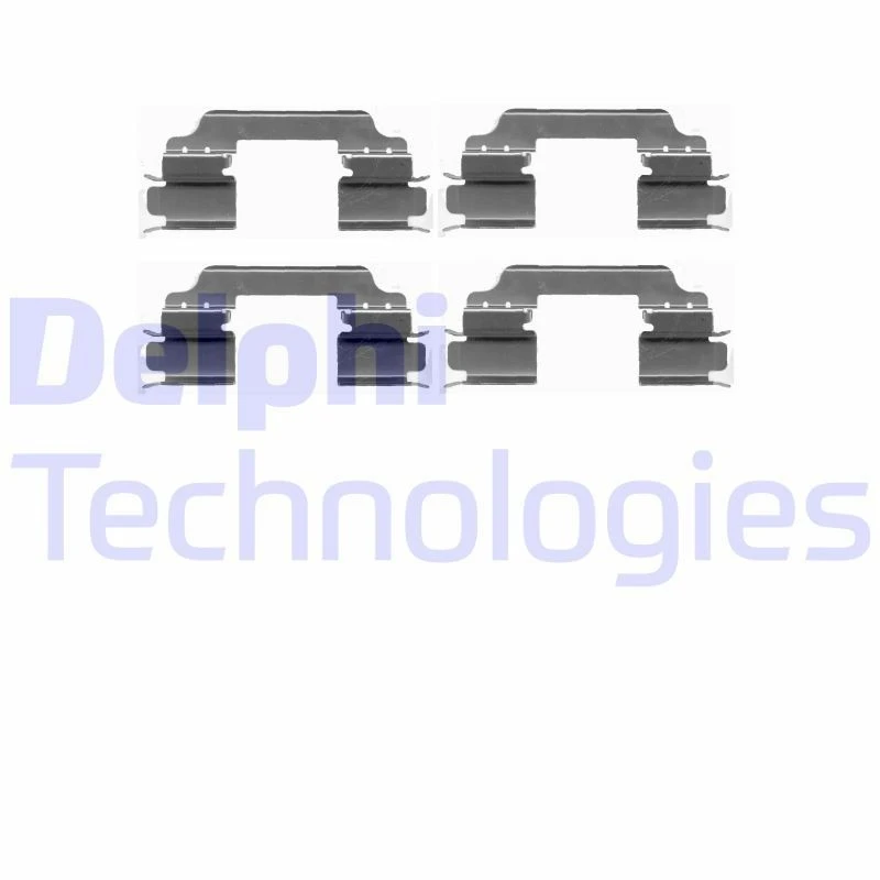 Image of DELPHI Brake pad fitting kit DELPHI LX0425