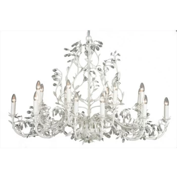 image of Linea Verdace Lighting - Linea Verdace Michelan Multi Arm Chandeliers White Frosted