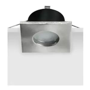 image of Larissa Lighting - Larissa Momin Recessed Downlight Spot 1 Light Aluminium Satin