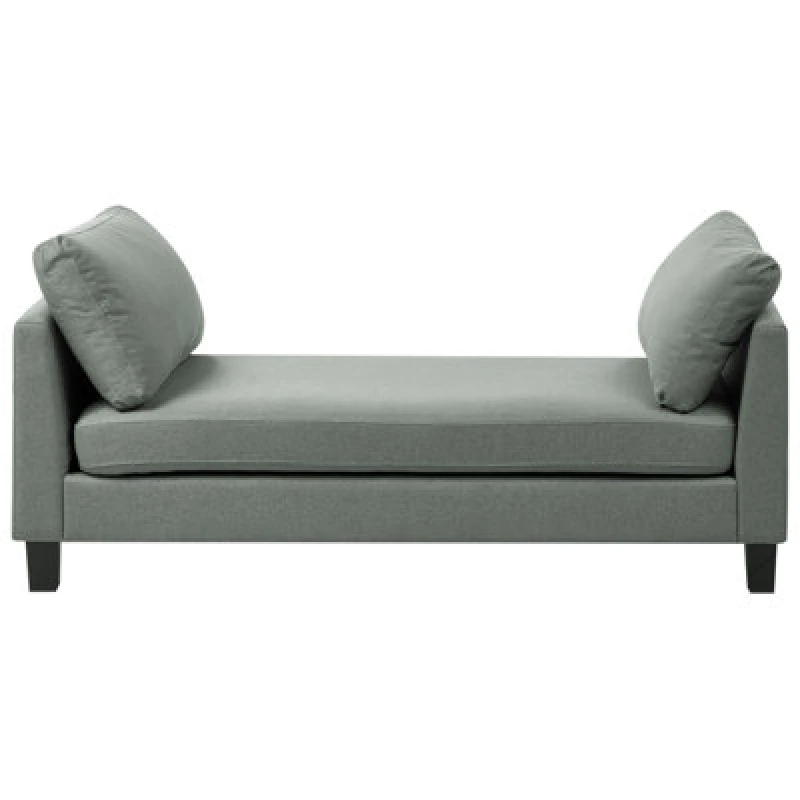 Image of Beliani Chaise Longue Archiane Fabric Green