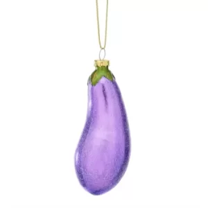 image of Aubergine Shaped Bauble