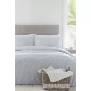 Image of Greenwich Silver Duvet Set
