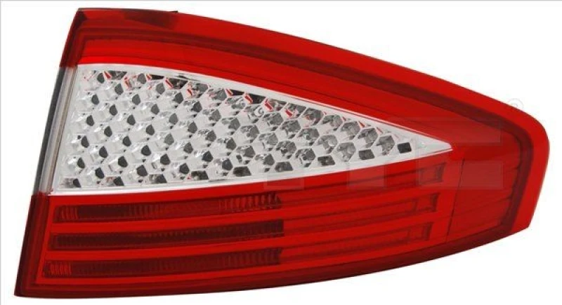Image of TYC 11-11691-11-2 Rear light Outer section, without bulb holder, Right Combination Rearlight (391)