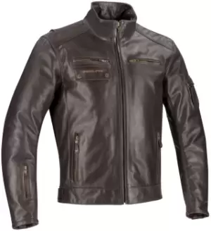 image of Segura Cesar Motorcycle Leather Jacket, brown, Size L, brown, Size L