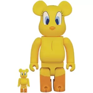Image of Medicom Looney Tunes Tweety 100% & 400% Be@rbrick 2 Pack