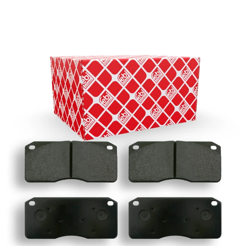 Image of FEBI BILSTEIN 16573 Brake pad set Rear Axle, with fastening material Brake Pad Set,disc brake (402)