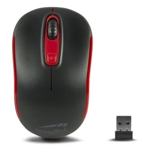 image of Speedlink - Ceptica Wireless USB 1600dpi Mouse (Black/Red)