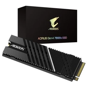 image of Gigabyte 1TB AORUS Gen4 7000s M.2 PCIe 4 NVMe Solid State Drive GP-AG70S1TB