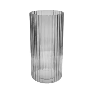 Image of Daphne Ribbed Vase Clear H38CM D19CM