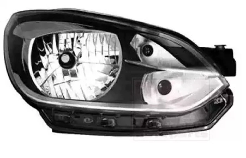 Image of VAN WEZEL 5701964 Headlights H4, Right, with motor for headlamp levelling Headlight (259)