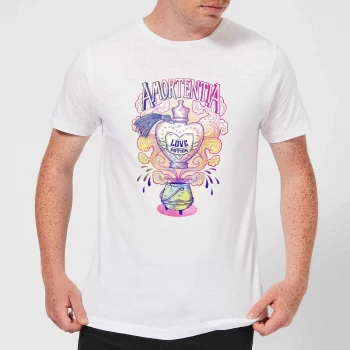 Image of Harry Potter Amorentia Love Potion Mens T-Shirt - White - XS
