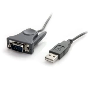 image of StarTech USB to RS232 DB9DB25 Serial Adapter Cable MM