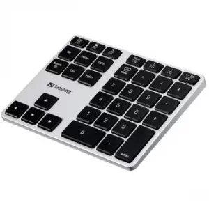 image of Sandberg Bluetooth Numeric Keypad Alu, 630-08