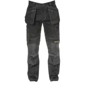 Image of Caterpillar Mens Floor Layer Flex Trouser (30L) (Black) - Black