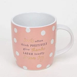 Image of Bellini Stoneware Mug - Smile Often