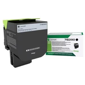 Image of Lexmark 71B2XK0 Black Laser Toner Ink Cartridge