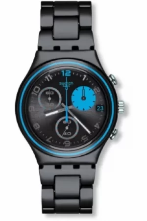 Image of Ladies Swatch Blauerfleck Chronograph Watch YCM4003AG