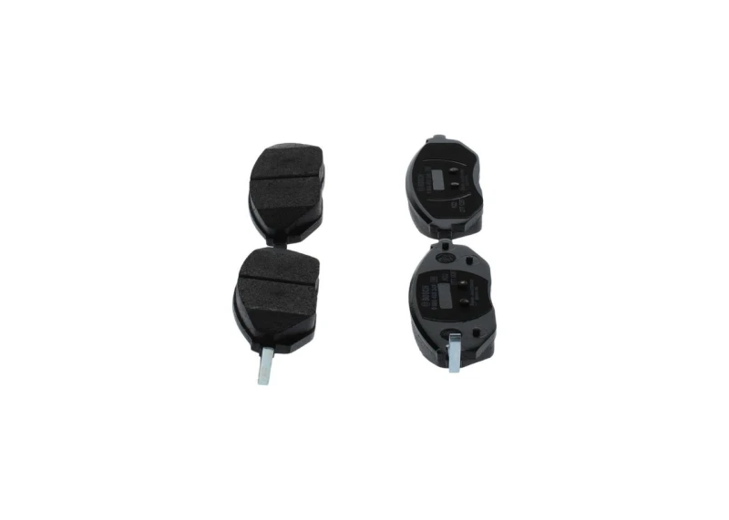 Image of Bosch 0 986 495 349 Brake pad set with acoustic wear warning, with anti-squeak plate Low-Metallic Brake Pad Set,disc brake (402)
