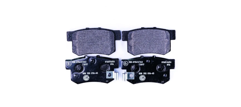 Image of HELLA Brake pad set HELLA 8DB 355 016-451
