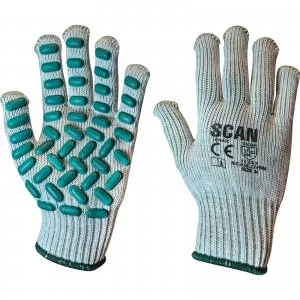 Image of Scan Vibration Resistant Latex Foam Gloves M