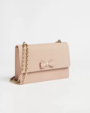 image of Gold-tone Chain Leather Bag