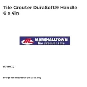 Image of Marshalltown Tile GRouter DuraSoft Handle 6 x 4" M/TM43D