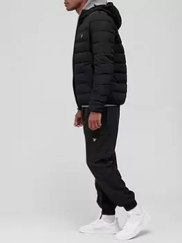 Image of Lyle & Scott Lightweight Padded Jacket - Black, Size 2XL, Men