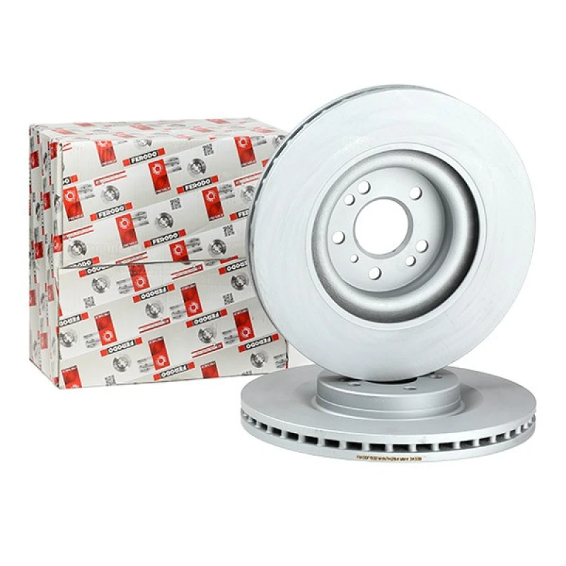Image of FERODO DDF1532C-1 Brake disc Vented, Coated, with bolts/screws Brake Disc (82)