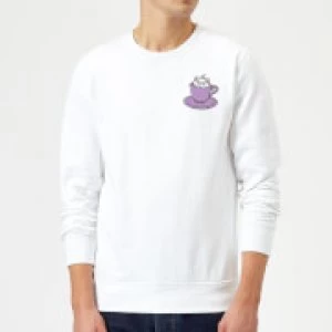 Image of Disney Aristocats Marie Teacup Sweatshirt - White - S