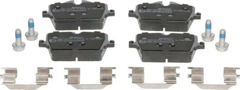 Image of Brake pad set MAPCO 106114HPS