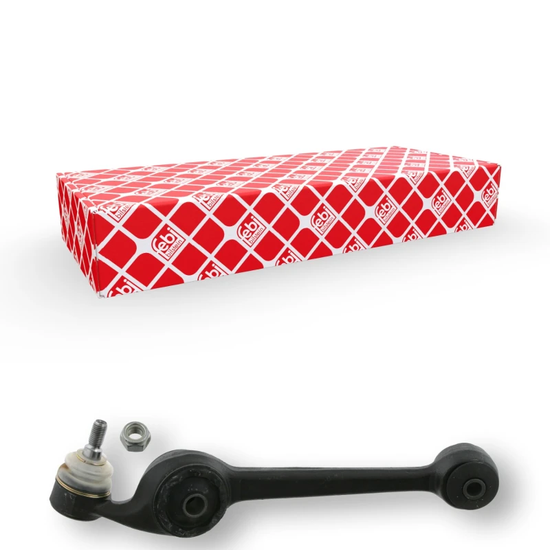 Image of FEBI BILSTEIN 04011 Suspension arm Control Arm, Cast Steel, Left, with ball joint, with rubber mounts Cast Steel Track Control Arm (273)