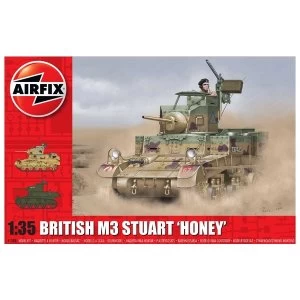 image of M3 Stuart Honey 1:35 Tank Air Fix Model Kit