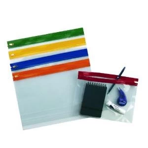 Image of Snopake Zippa-Bag S Classic A4-Plus Plus Assorted Pack of 25 12821