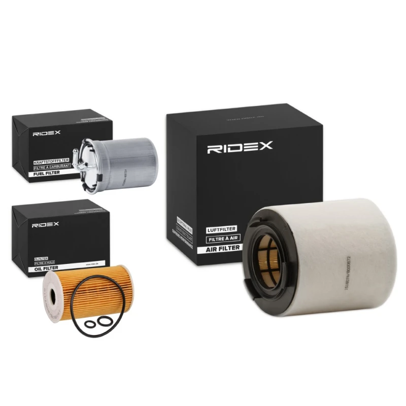 Image of RIDEX 4055F7745 Filter Set with gaskets/seals Filter Set (4055)