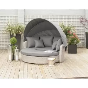 image of Barbados Garden Day Bed - Stone Grey