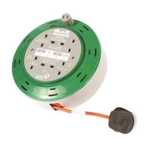 Image of Original Home Cable 10m 4 Socket Cassette Reel
