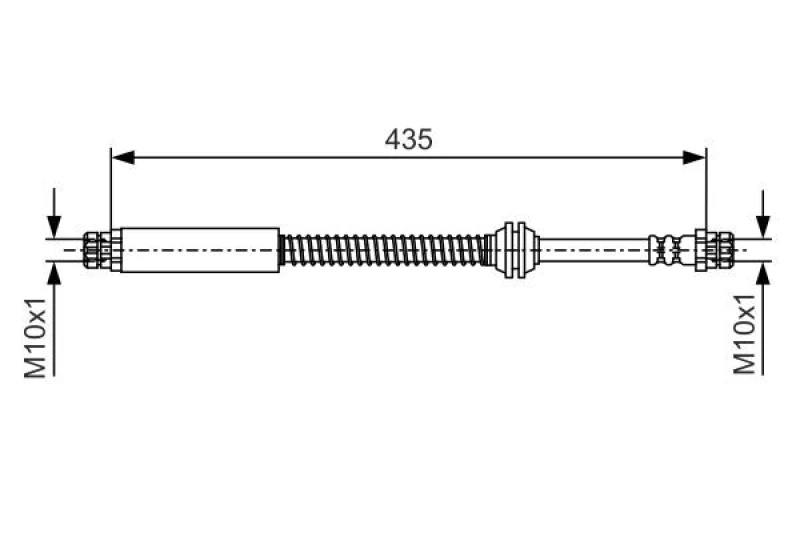 Image of Bosch 1 987 481 459 Brake Hose Brake Hose (83)