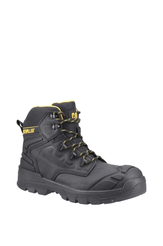 Image of Caterpillar Mens STRIVER XL 6" Safety Boot in Black Size: 6 Black Male 6
