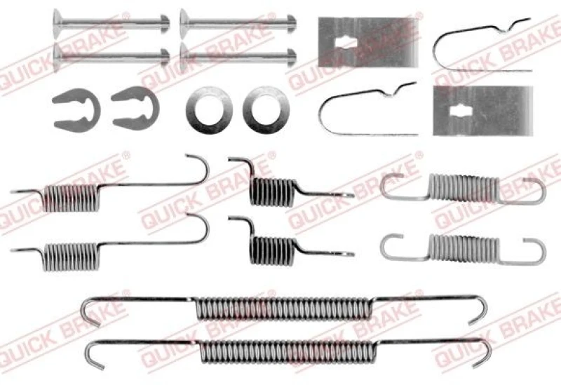 Image of QUICK BRAKE Brake shoe fitting kit QUICK BRAKE 105-0847
