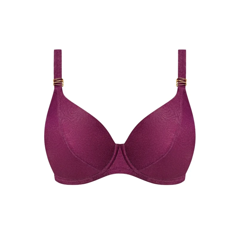 Image of Womens underwired swimsuit top Fantasie Plunge Violet Female 80I