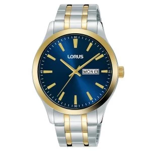 image of Lorus RH342AX9 Mens Two Tone Bracelet Dress Watch