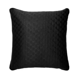 Image of Ted Baker T Quilted Pillow Sham - Black - 65x65cm