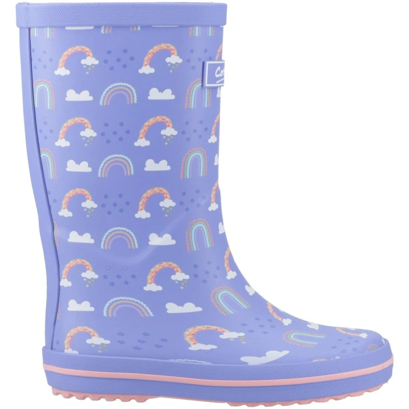 Image of Cotswold Charlbury Jnr Wellington Boot Purple female 8 (25)